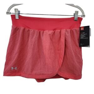 New‎ NWT Under Armour Women Running Mileage Skort Large Pink Heat Gear